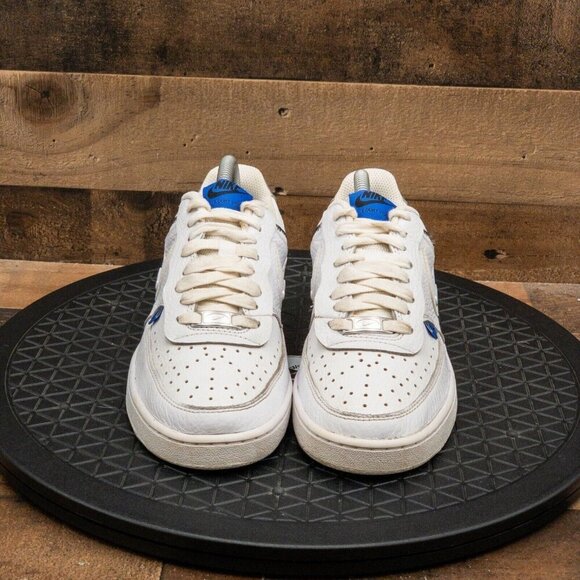 NIKE COURT VISION SE WOMENS ATHLETIC SHOES WHITE LEATHER SNEAKERS SIZE 7.5 - Picture 2 of 9